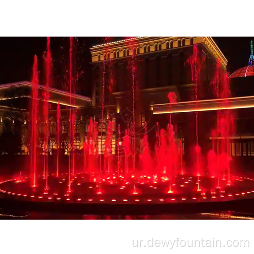 پانی کا رقص پارک کے لئے خشک زمین کے فرش کا چشمہ